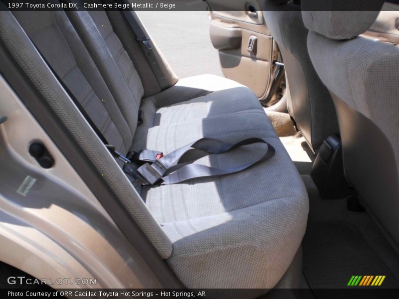 Cashmere Beige Metallic / Beige 1997 Toyota Corolla DX