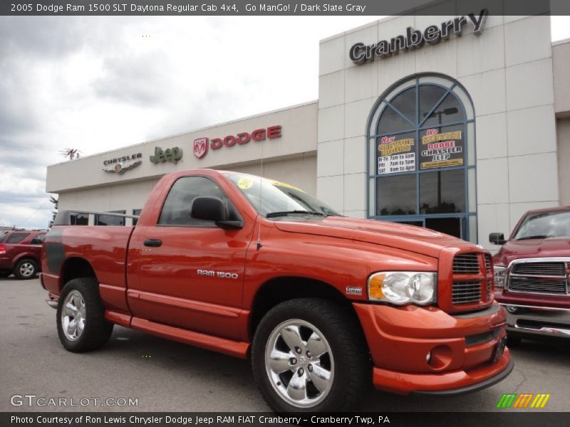 Go ManGo! / Dark Slate Gray 2005 Dodge Ram 1500 SLT Daytona Regular Cab 4x4