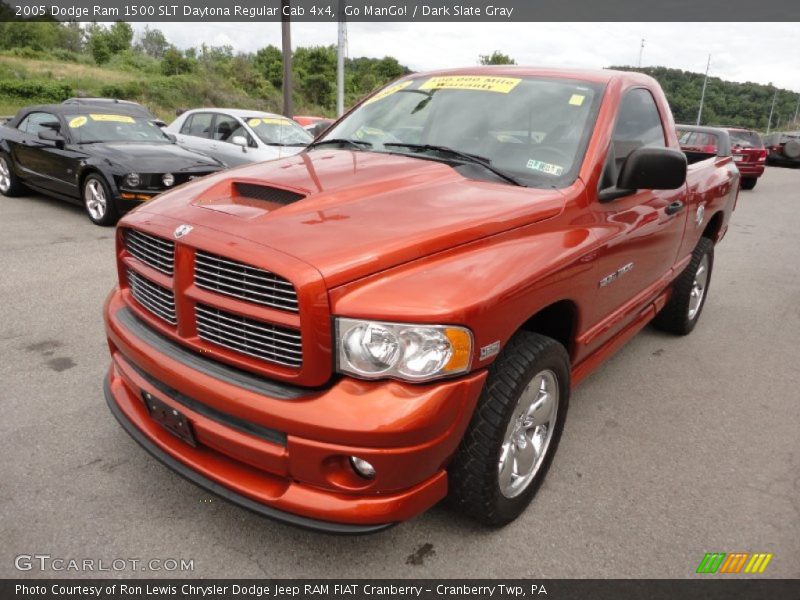 Go ManGo! / Dark Slate Gray 2005 Dodge Ram 1500 SLT Daytona Regular Cab 4x4