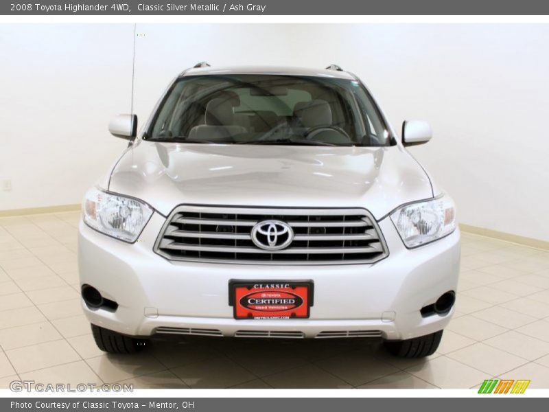 Classic Silver Metallic / Ash Gray 2008 Toyota Highlander 4WD