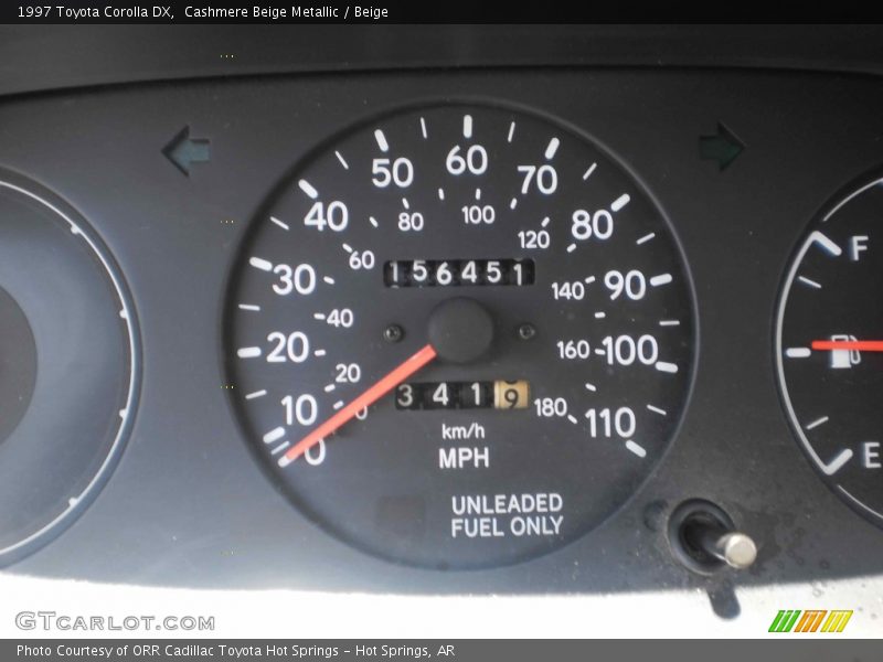 Cashmere Beige Metallic / Beige 1997 Toyota Corolla DX