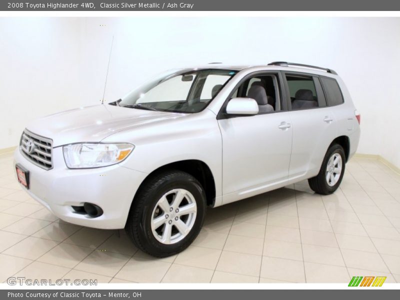 Classic Silver Metallic / Ash Gray 2008 Toyota Highlander 4WD