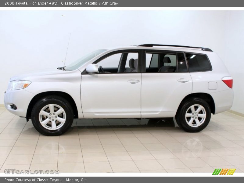 Classic Silver Metallic / Ash Gray 2008 Toyota Highlander 4WD