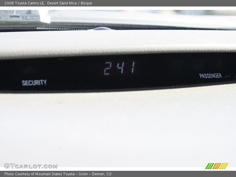 Desert Sand Mica / Bisque 2008 Toyota Camry LE