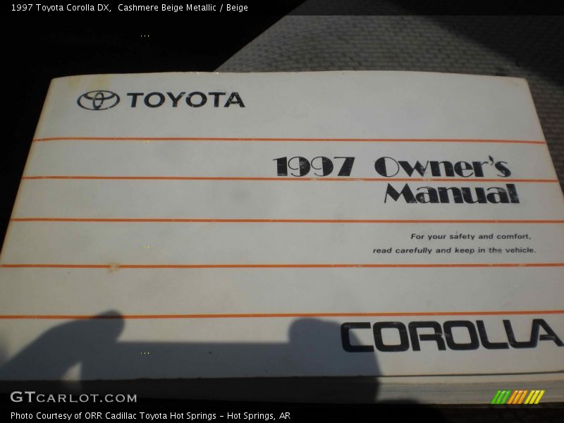 Cashmere Beige Metallic / Beige 1997 Toyota Corolla DX