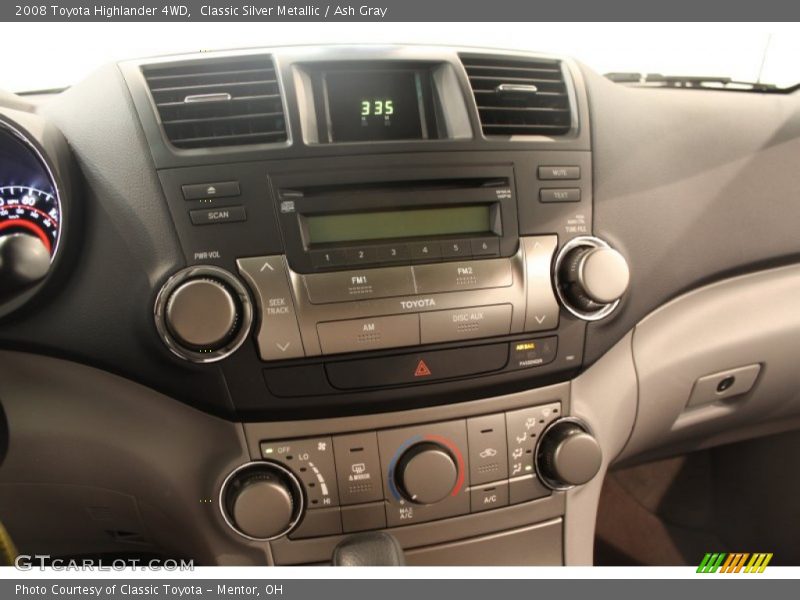 Classic Silver Metallic / Ash Gray 2008 Toyota Highlander 4WD