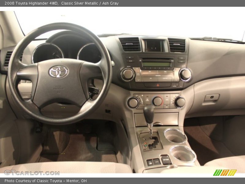 Classic Silver Metallic / Ash Gray 2008 Toyota Highlander 4WD