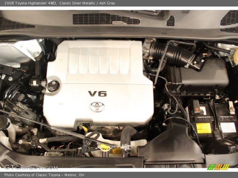 Classic Silver Metallic / Ash Gray 2008 Toyota Highlander 4WD