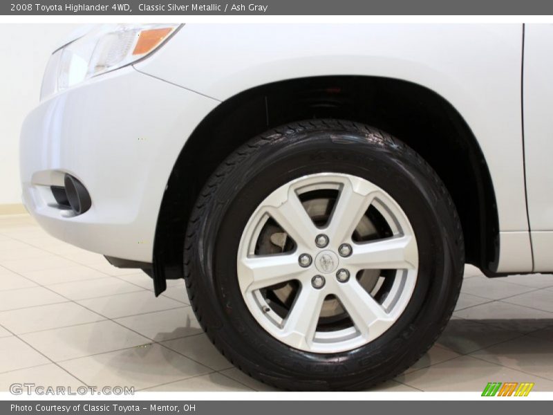 Classic Silver Metallic / Ash Gray 2008 Toyota Highlander 4WD
