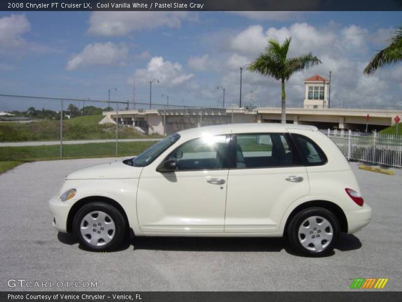 Cool Vanilla White / Pastel Slate Gray 2008 Chrysler PT Cruiser LX