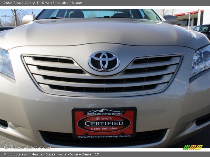 Desert Sand Mica / Bisque 2008 Toyota Camry LE