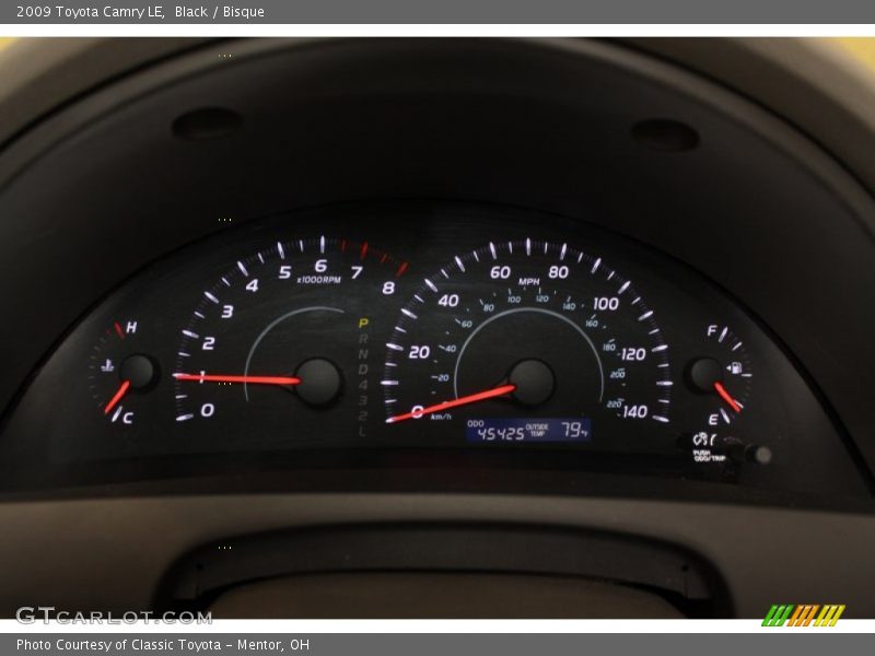 Black / Bisque 2009 Toyota Camry LE