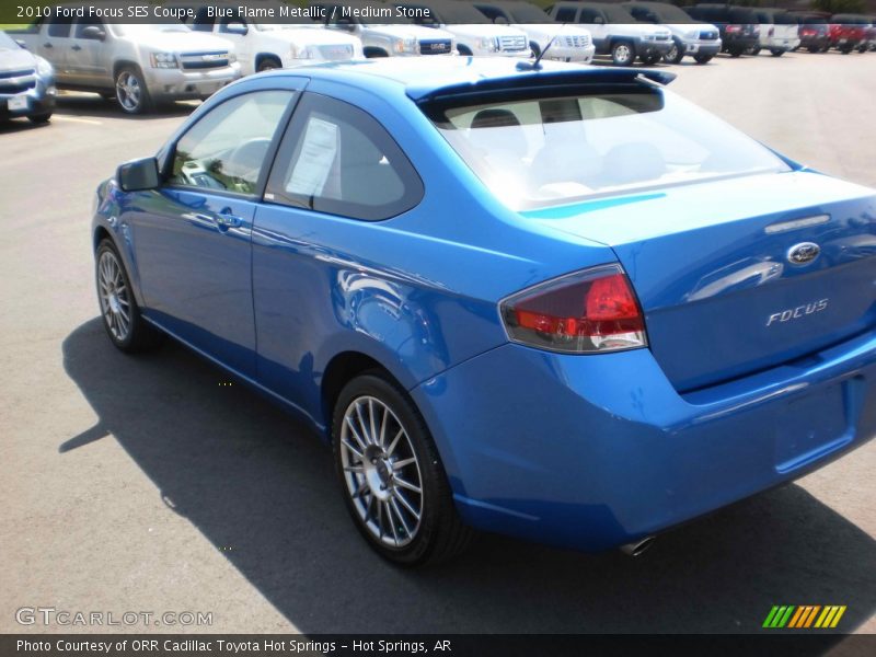 Blue Flame Metallic / Medium Stone 2010 Ford Focus SES Coupe