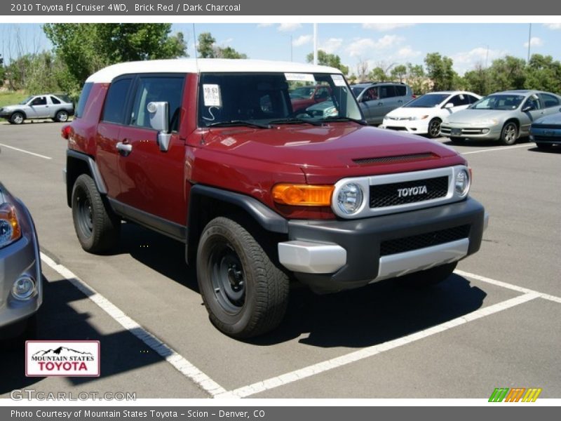 Brick Red / Dark Charcoal 2010 Toyota FJ Cruiser 4WD