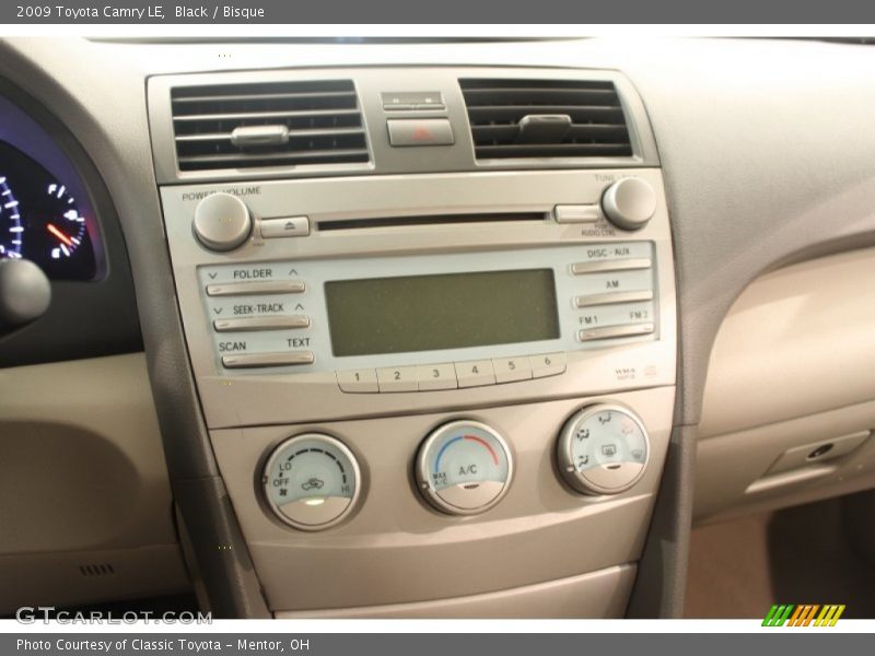 Black / Bisque 2009 Toyota Camry LE