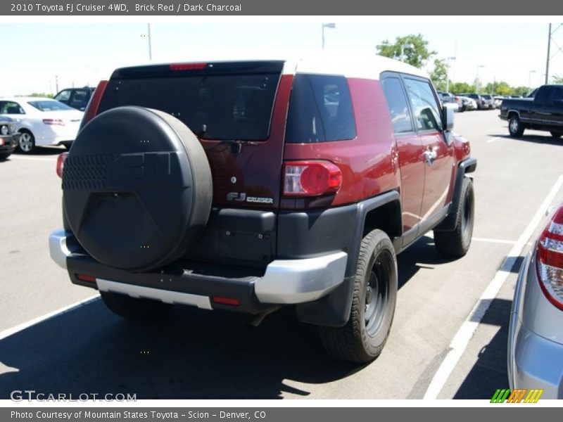 Brick Red / Dark Charcoal 2010 Toyota FJ Cruiser 4WD