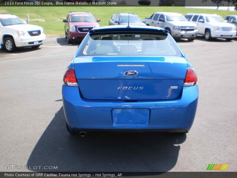 Blue Flame Metallic / Medium Stone 2010 Ford Focus SES Coupe