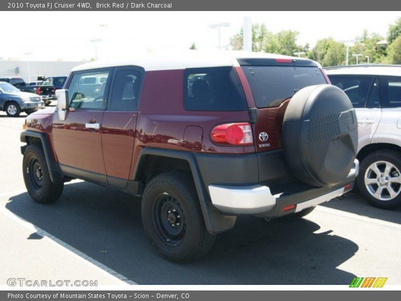 Brick Red / Dark Charcoal 2010 Toyota FJ Cruiser 4WD