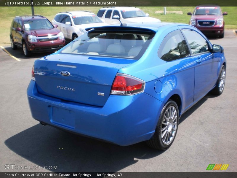 Blue Flame Metallic / Medium Stone 2010 Ford Focus SES Coupe