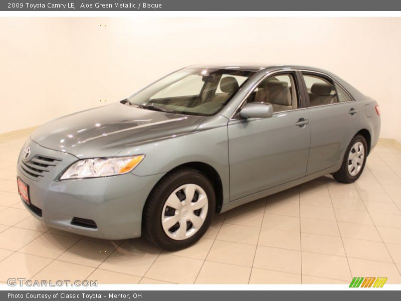 Aloe Green Metallic / Bisque 2009 Toyota Camry LE