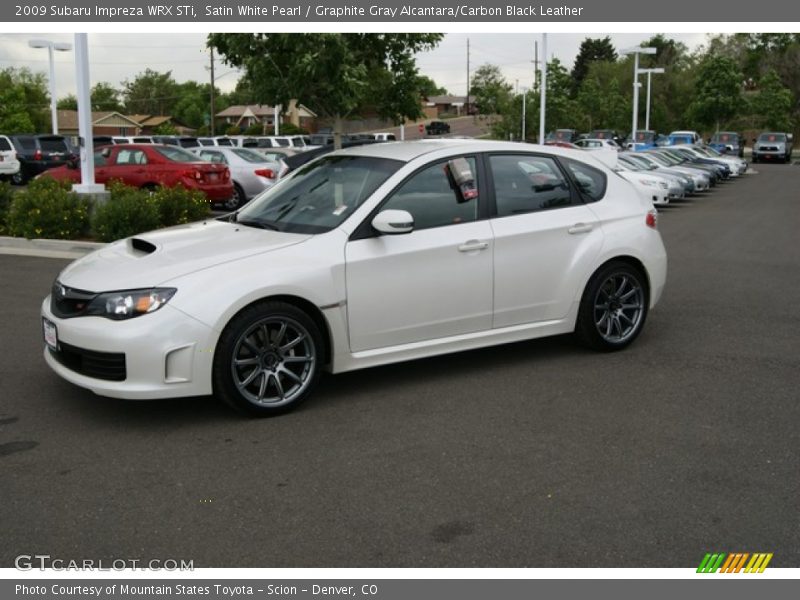 Front 3/4 View of 2009 Impreza WRX STi
