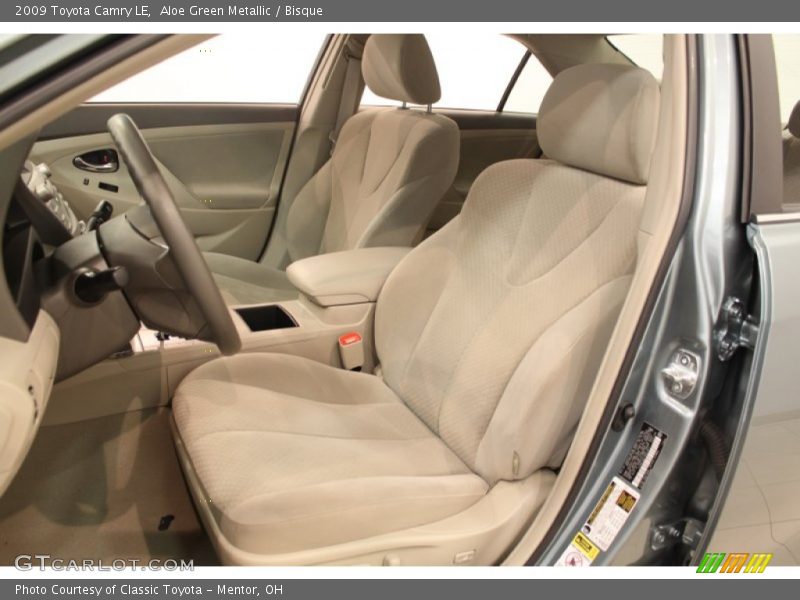 Aloe Green Metallic / Bisque 2009 Toyota Camry LE