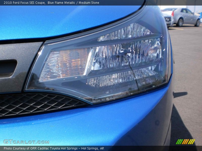 Blue Flame Metallic / Medium Stone 2010 Ford Focus SES Coupe