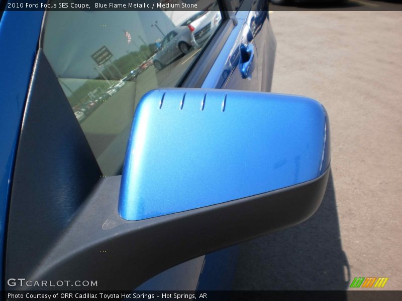Blue Flame Metallic / Medium Stone 2010 Ford Focus SES Coupe