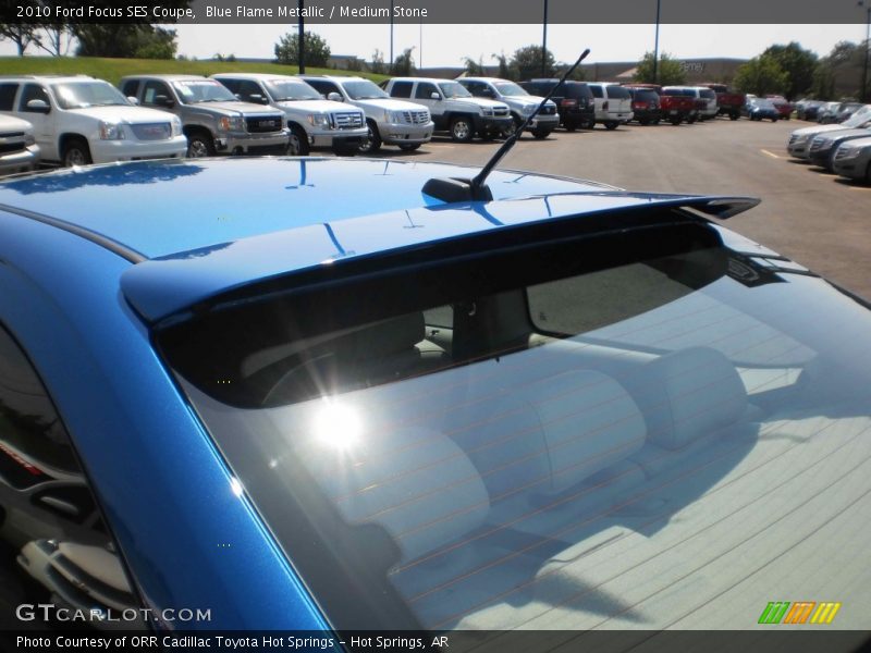 Blue Flame Metallic / Medium Stone 2010 Ford Focus SES Coupe