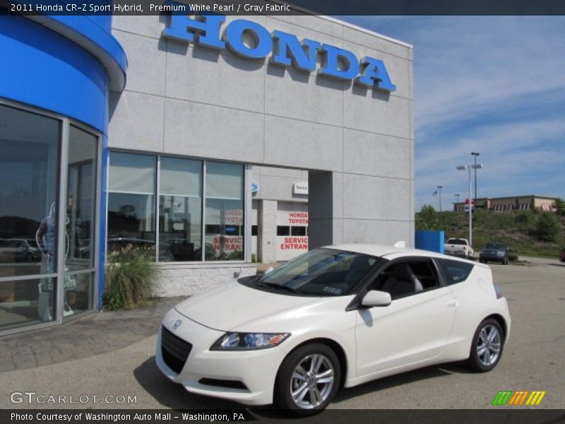 Front 3/4 View of 2011 CR-Z Sport Hybrid