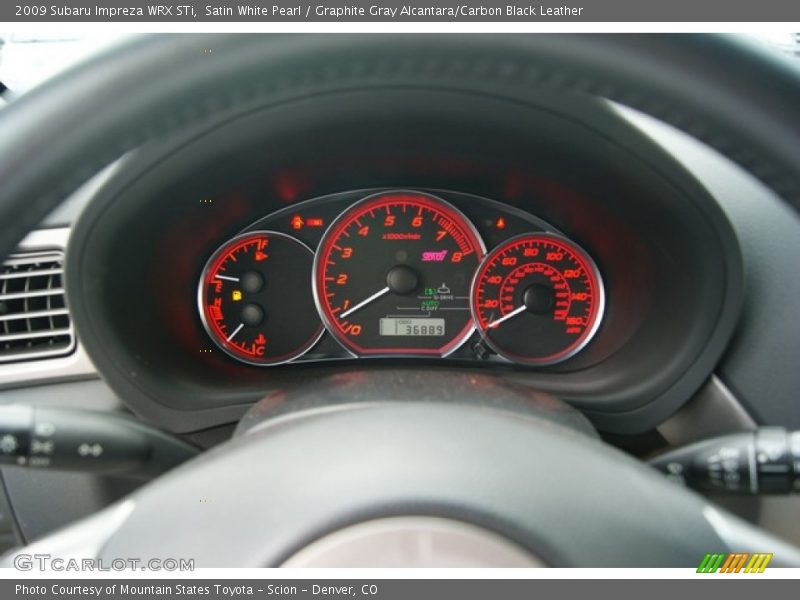  2009 Impreza WRX STi WRX STi Gauges