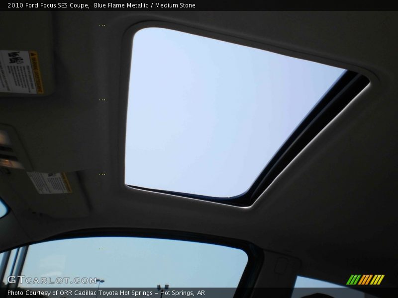 Blue Flame Metallic / Medium Stone 2010 Ford Focus SES Coupe