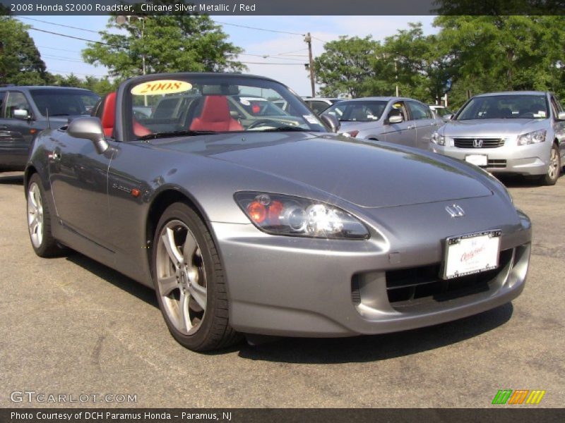 Chicane Silver Metallic / Red 2008 Honda S2000 Roadster