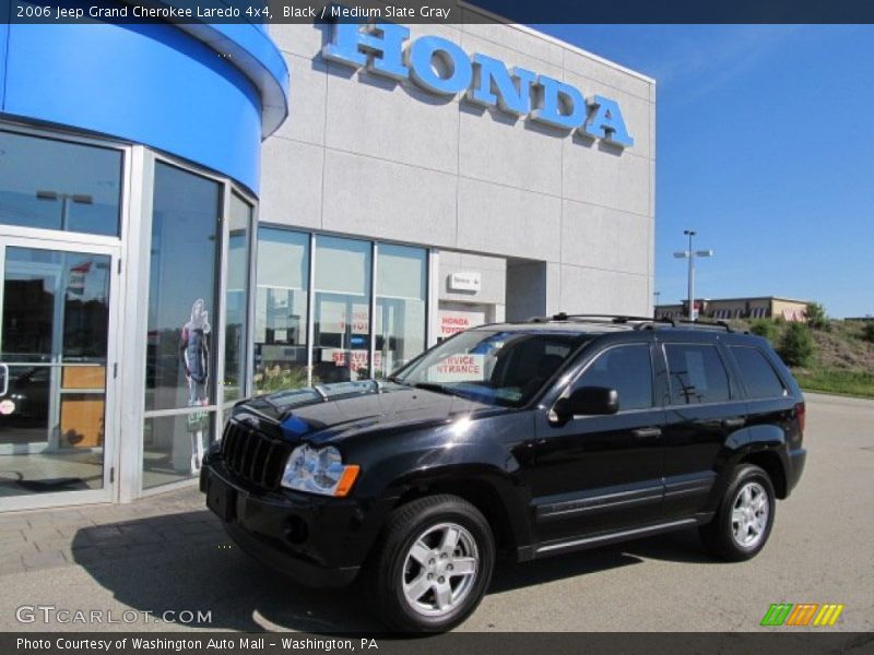 Black / Medium Slate Gray 2006 Jeep Grand Cherokee Laredo 4x4