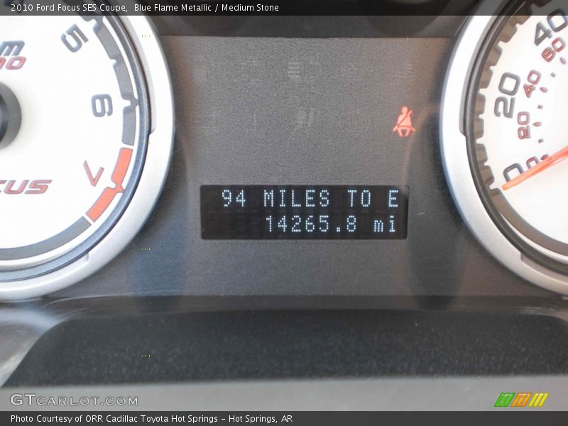 Blue Flame Metallic / Medium Stone 2010 Ford Focus SES Coupe