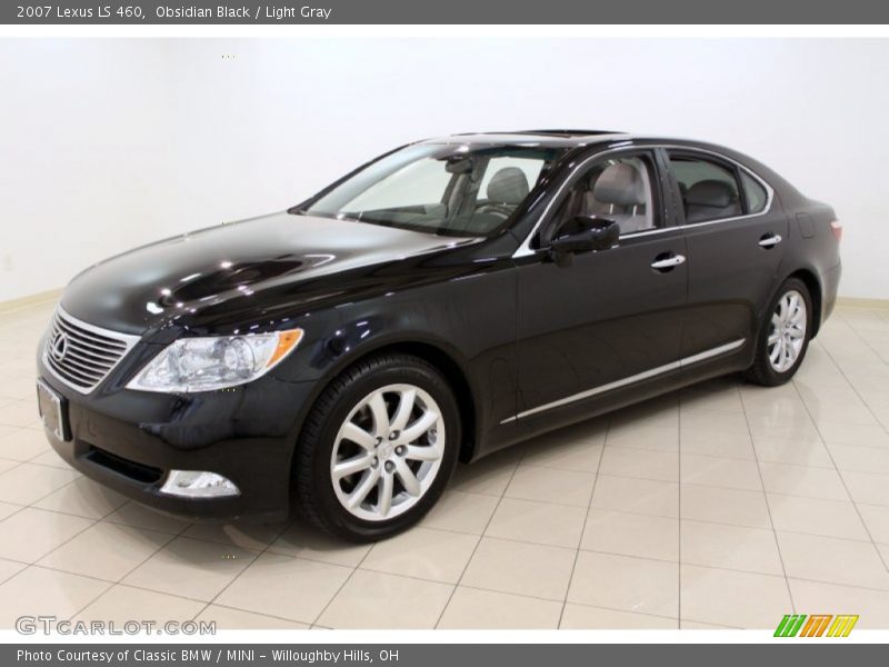 Obsidian Black / Light Gray 2007 Lexus LS 460