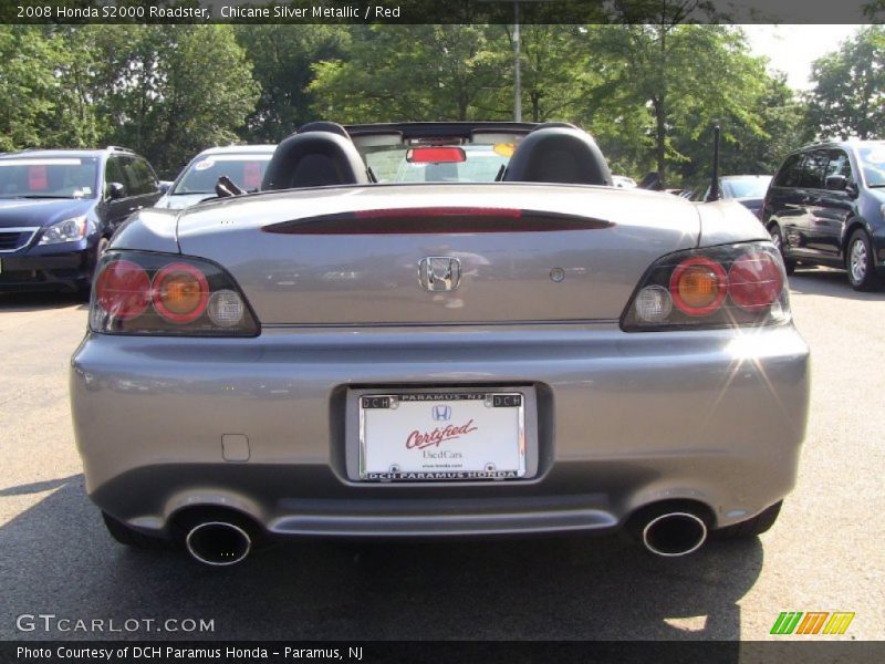 Chicane Silver Metallic / Red 2008 Honda S2000 Roadster