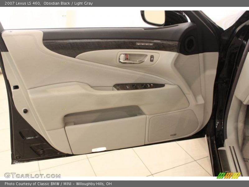 Obsidian Black / Light Gray 2007 Lexus LS 460