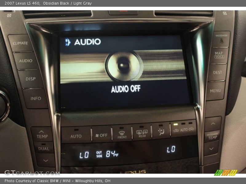Obsidian Black / Light Gray 2007 Lexus LS 460