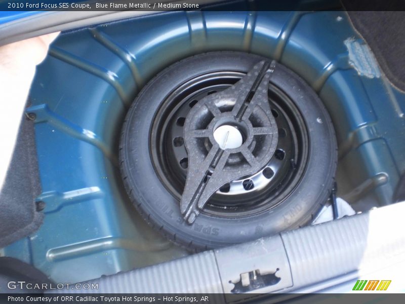 Blue Flame Metallic / Medium Stone 2010 Ford Focus SES Coupe