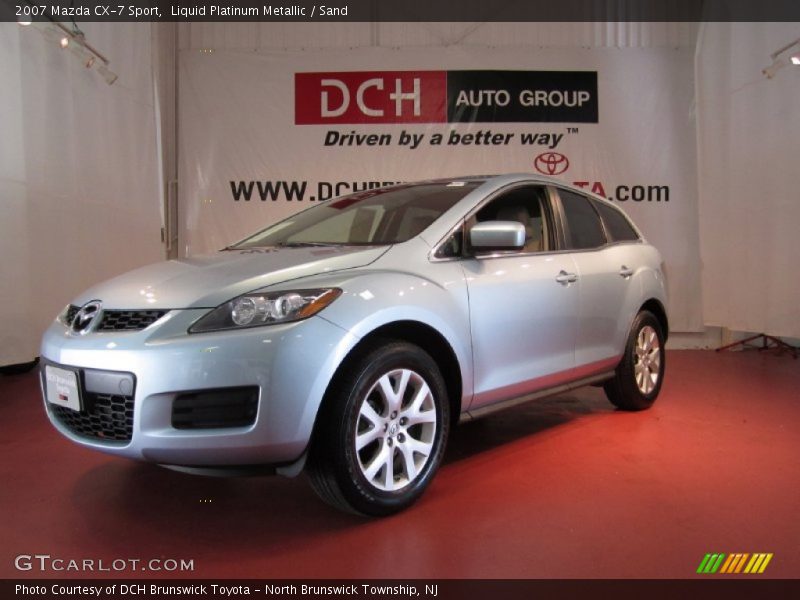 Liquid Platinum Metallic / Sand 2007 Mazda CX-7 Sport