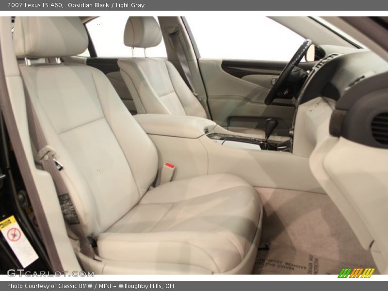 Obsidian Black / Light Gray 2007 Lexus LS 460