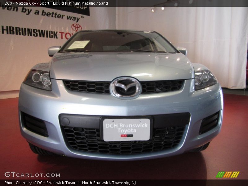 Liquid Platinum Metallic / Sand 2007 Mazda CX-7 Sport