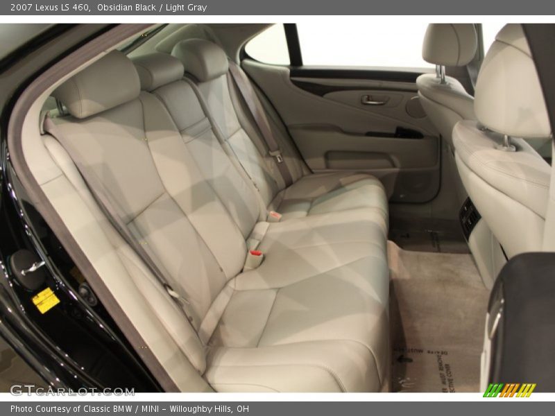 Obsidian Black / Light Gray 2007 Lexus LS 460