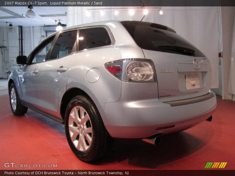 Liquid Platinum Metallic / Sand 2007 Mazda CX-7 Sport