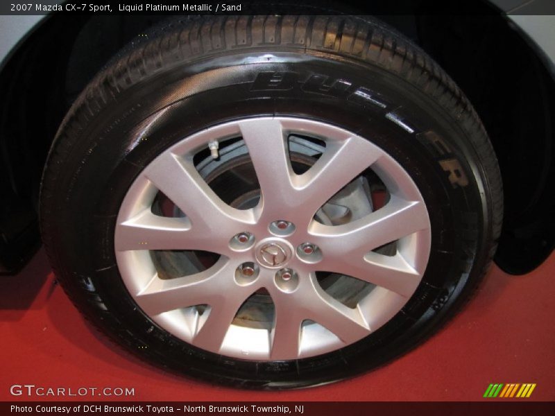 Liquid Platinum Metallic / Sand 2007 Mazda CX-7 Sport