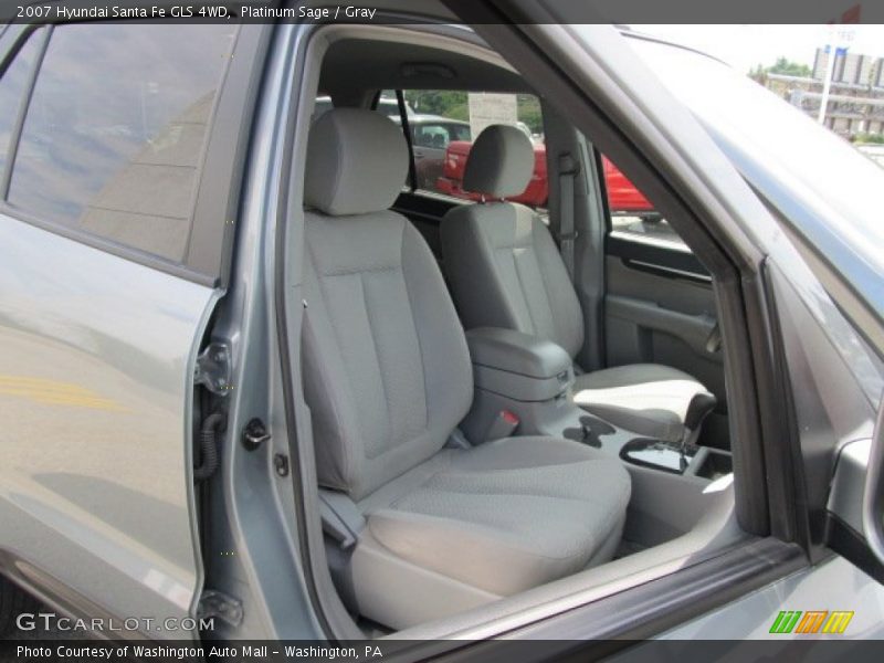 Platinum Sage / Gray 2007 Hyundai Santa Fe GLS 4WD