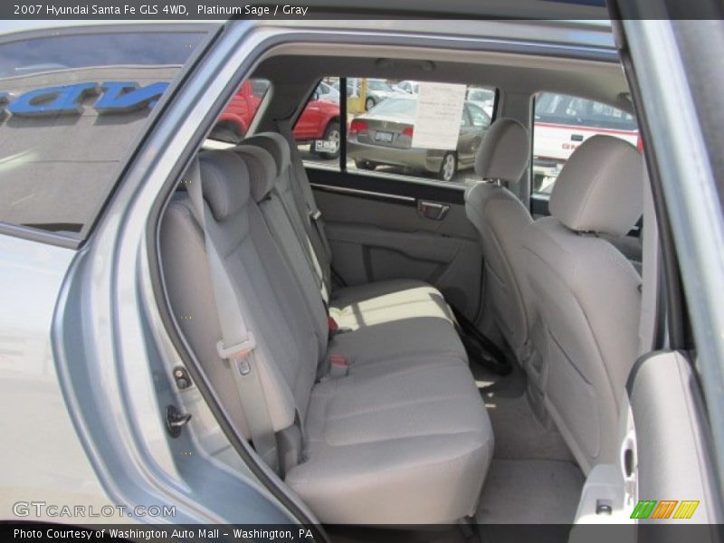 Platinum Sage / Gray 2007 Hyundai Santa Fe GLS 4WD