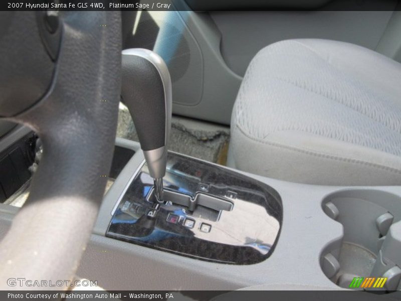 Platinum Sage / Gray 2007 Hyundai Santa Fe GLS 4WD