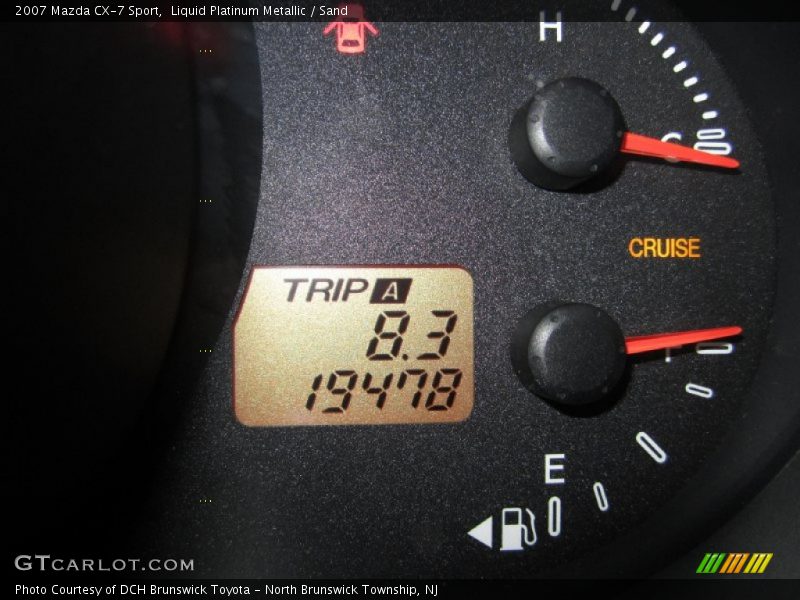 Liquid Platinum Metallic / Sand 2007 Mazda CX-7 Sport